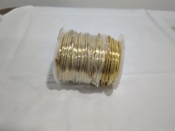 18 Gage, 0.0403 Inch Diameter x 212 Ft. Long, Soft Brass Wire K18