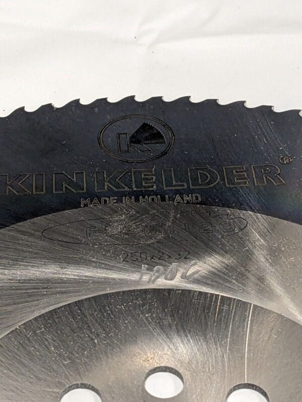 KINKELDER Cold Saw Blade: 250 mm Dia, 100 Teeth, 32 mm Arbor Hole KKS25000A