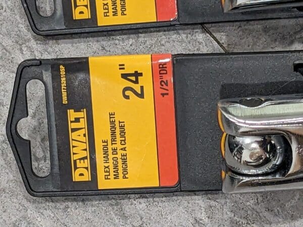 DEWALT Flex Handle Breaker Bar 1/2" Dr. 24" Long Qty 2 DWMT752610SP