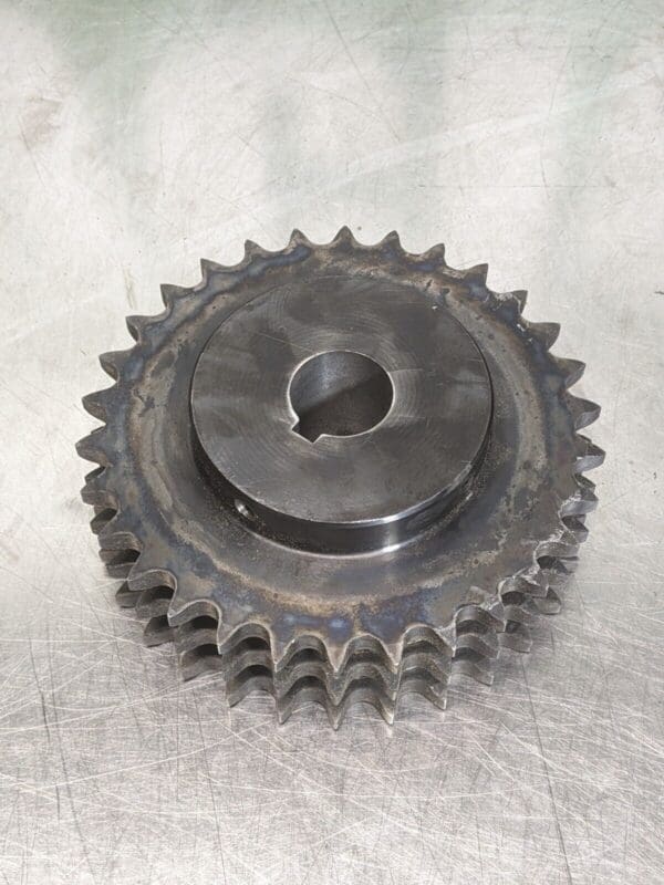 Martin Triple Roller Chain Sprocket 1-1/2" Bore 30 Teeth E60B30 Used