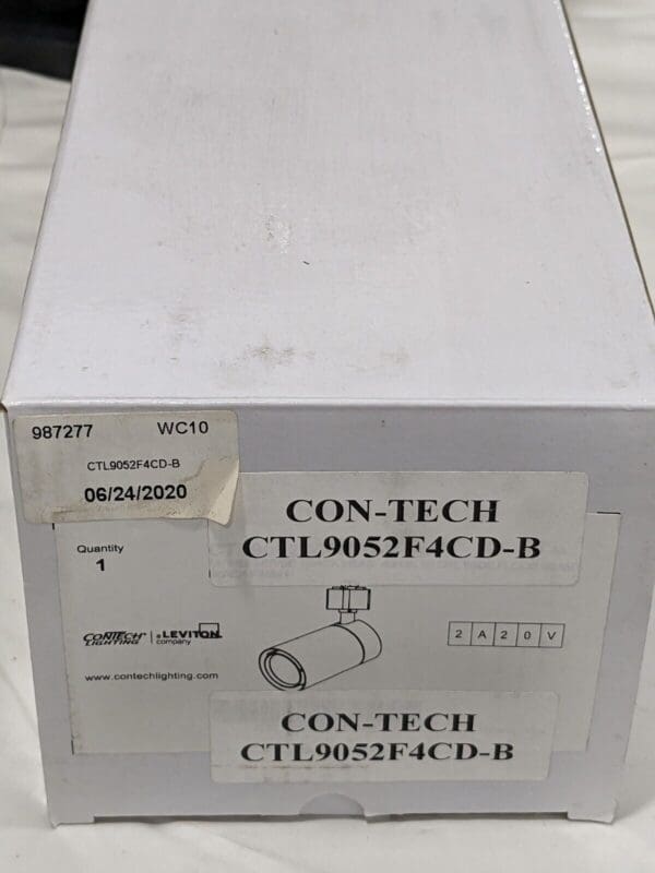 CONTECH 14W E2 SERIES TRACK HEAD, BLACK CTL9052F4CD-B