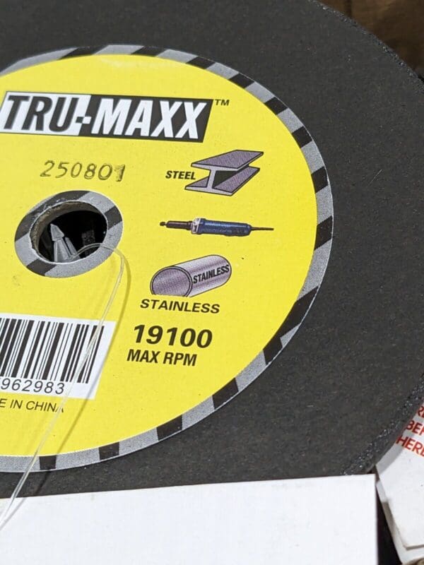 Tru-Maxx Cutoff Wheel 4 x 1/16, 3/8" Hole, 46 G, AO Qty 50 614120