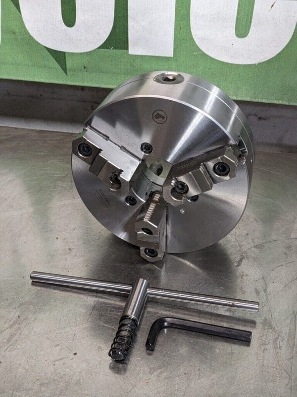 Bison Self Centering Lathe Chuck 3 Jaw 10" Diameter D1-6 Mount 7-823-1036