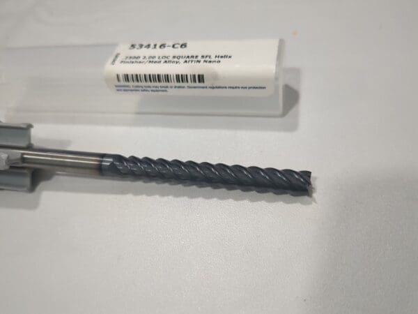 HARVEY TOOL Square End Mill: 1/4" Dia 5 Fl Solid Carbide 53416-C6