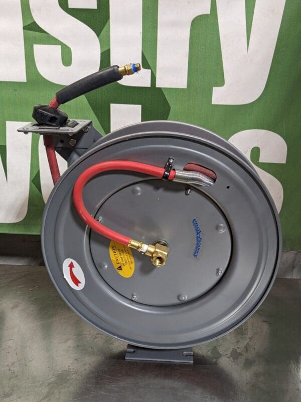 Pro Source Spring Retractable Hose Reel 50 Ft x 3/8 In Fitting 300 PSI Max.