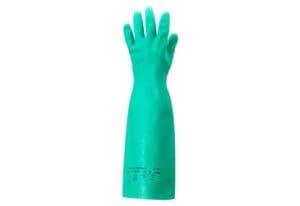 CASE OF 12 Ansell AlphaTec Solvex Chemical-Resistant Gloves Green Size 10 37-185