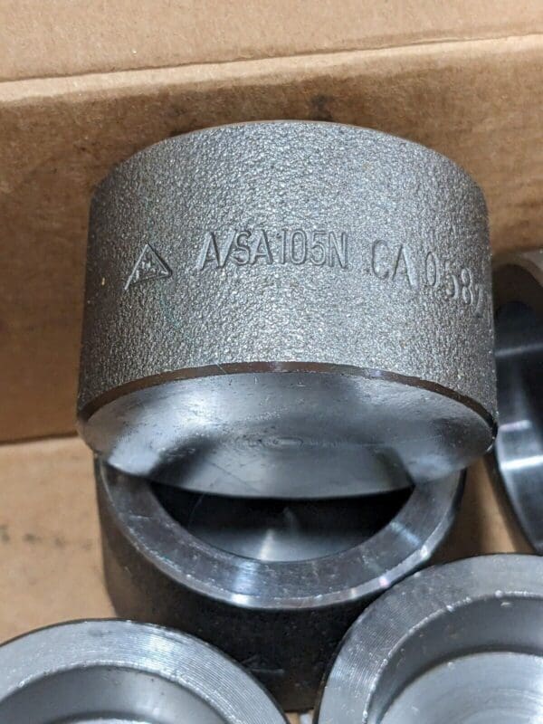 Cap: 1" Forged Carbon Steel, Black Finish, Class 3000 Qty 5 -12155-5