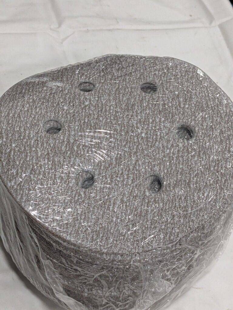 ARC Hook & Loop Disc: 6" Dia, 180 Grit, Coated, Aluminum Oxide Qty 100 349610-6