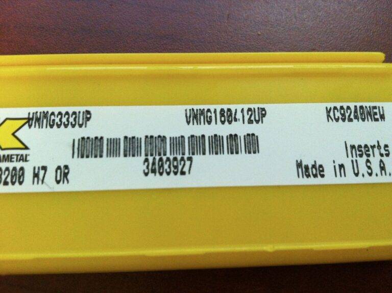 Kennametal Carbide Inserts VNMG60412UP Grade KC9240 #3403927 1 Box of 5