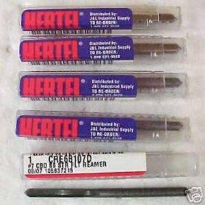 Hertel Chucking Reamers .2010" x 1" Carbide Straight F/S #CRE68107D