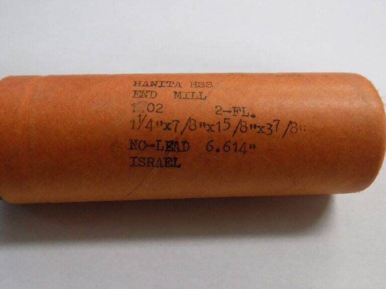 Hanita End Mill 1-1/4" x 7/8" x 1-5/8" x 3-7/8" HSS 2-Flutes #1102