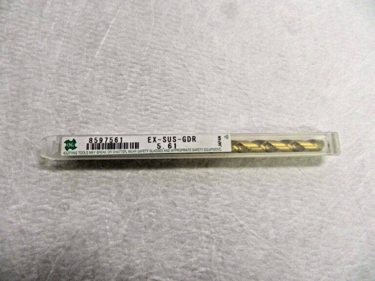 OSG Spiral Jobber Drill 7/32" x 57mm 120° 2FL TiN Vanadium HSS 8597561