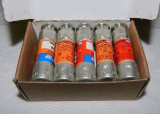 Ferraz Shawmut Mersen 250 VAC/VDC 4 Amp Time Delay Fuse 10 Pack A2D4R