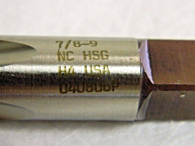 Hertel HSS Hand Tap Set 7/8"-9 UNC H4 4-Flutes Qty. 2 #02385441