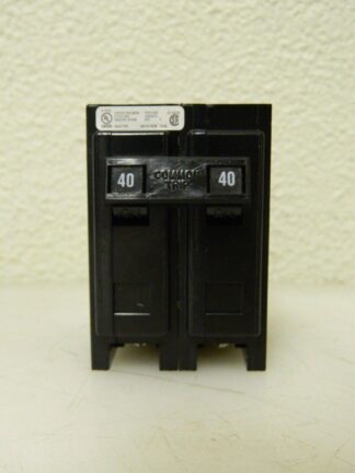 Eaton Plug In Miniature Circuit Breaker 40 Amp 120/240 VAC 2 Pole HQP2040