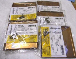 Cooper Wiring Devices 2 Gang 4-1/2" Standard Blank Wall Plates Qty 5 93152CUR