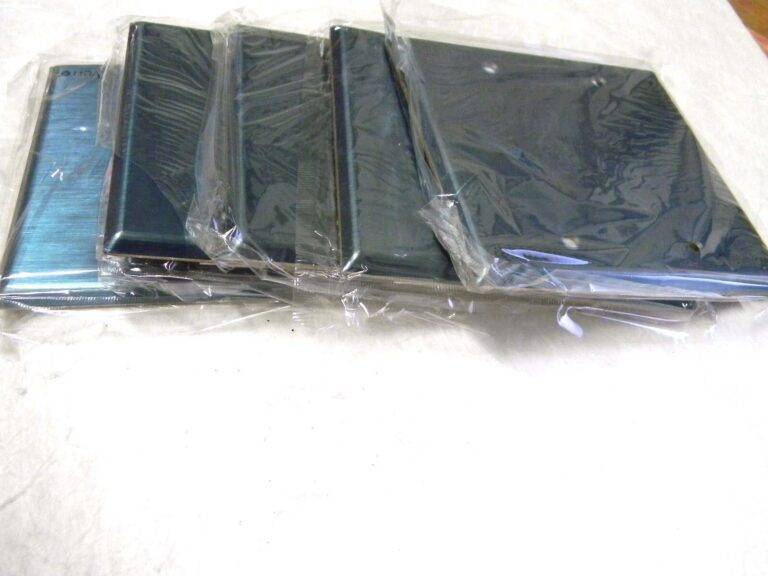 Cooper Wiring Devices 2 Gang 4-1/2" Standard Blank Wall Plates Qty 5 93152CUR