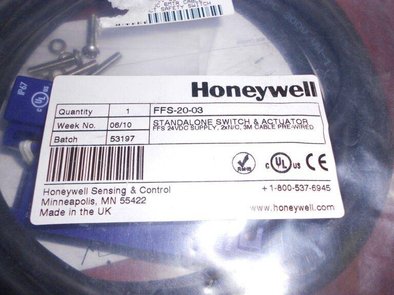 Honeywell FFS-20-03 1A Abs Plastic Magnetically Actuated NC Safety Switch