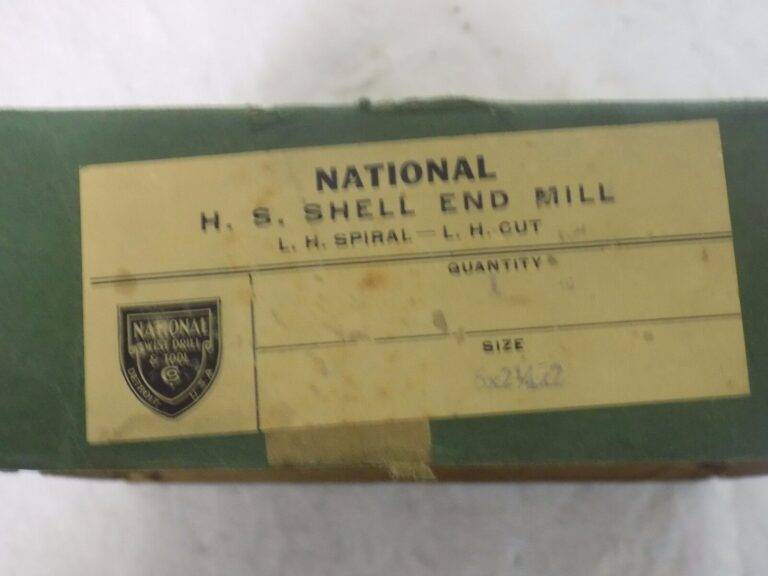 National Twist Drill Co HSS 6" x 2-1/4" x 2" 16-Teeth Arbor Shell Mill