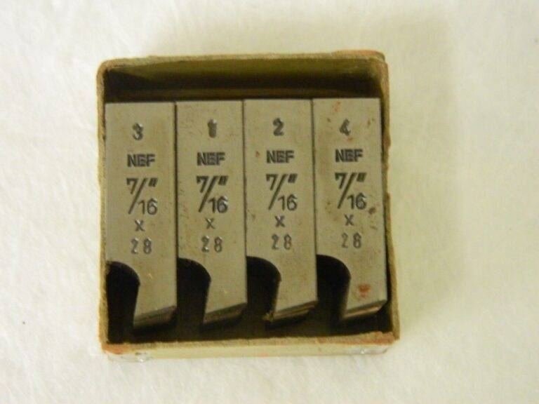 Professional CFM33 HK10 Chasers 3/4" Die Head 7/16" x 28 Set of 4 #05273289