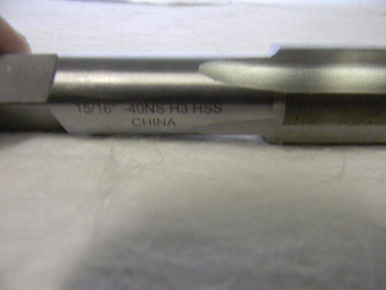 Interstate Standard Plug Hand Tap 15/16”-16 UNS 4Fl RH 4-29/32” OAL JY4848693