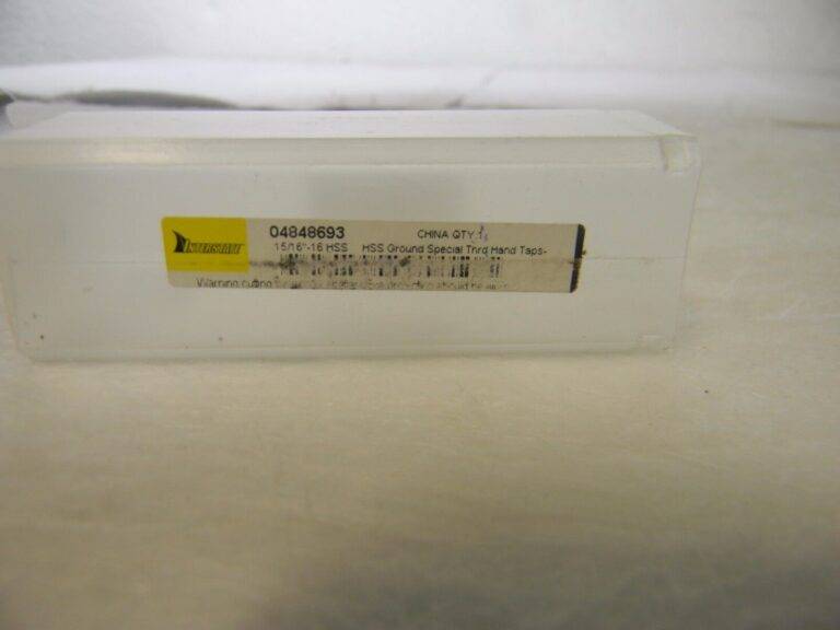 Interstate Standard Plug Hand Tap 15/16”-16 UNS 4Fl RH 4-29/32” OAL JY4848693
