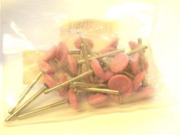 Tru-Maxx 5/8 x 3/16" x 1/8" Alum Oxide Mounted Stones B103-Pink Qty 25 02609709