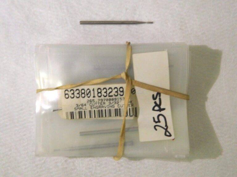 Precision Burr 3/64" x 3/32" x 1.875" Single Cut 25 Pack #265.7970009153