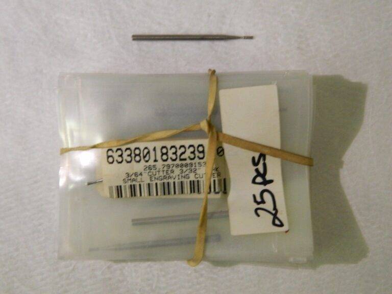 Precision Burr 3/64" x 3/32" x 1.875" Single Cut 25 Pack #265.7970009153