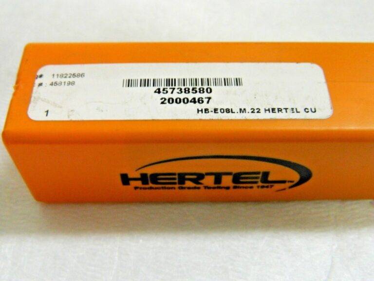 Hertel Indexable Cutoff Toolholder 1/2" x 1/2" x 6" HB-E08L.M.22 2000467