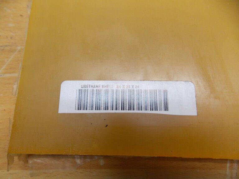 Professional Polyurethane Plastic Sheet 24" x 24" x 3/4" Natural Color