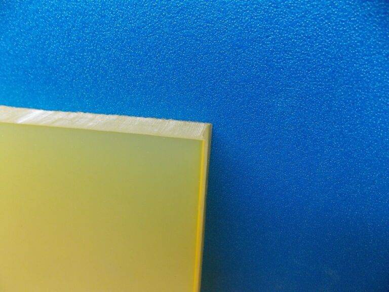 Professional Polyurethane Plastic Sheet 24" x 24" x 3/4" Natural Color