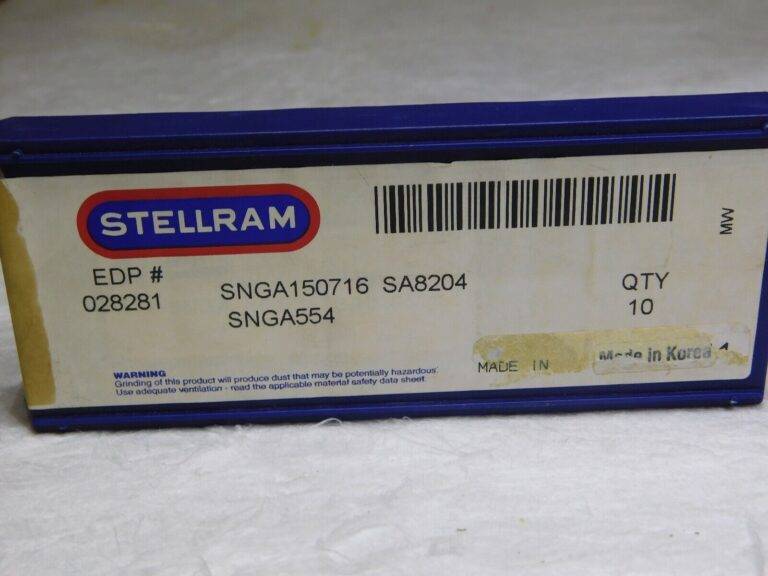 Stellram Ceramic Turning Inserts SNGA554 Grade-SA8204 Box of 10 028281