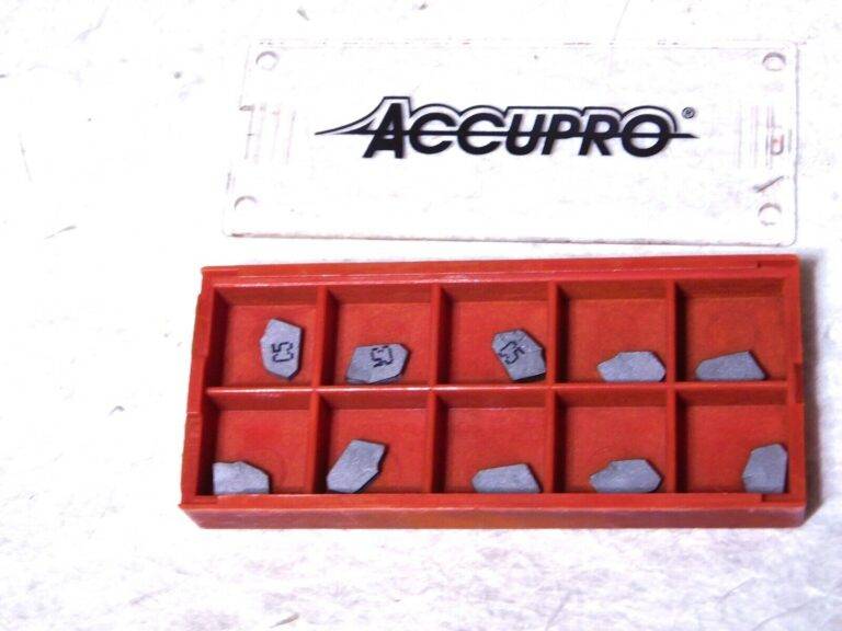 Accupro Carbide Cut-Off Inserts AGTL-2.4-8-C5 Grade-C5 1—Pack Box of 10