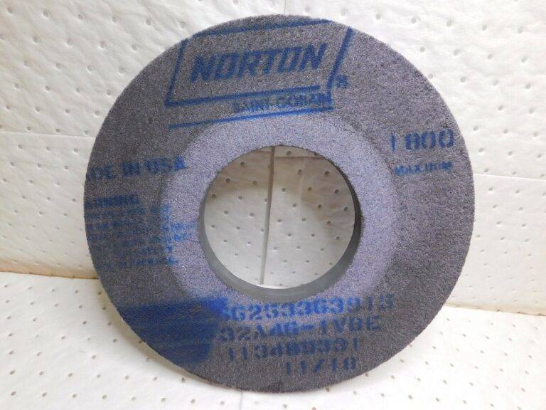 Norton 12" Diam x 5" Hole x 1" Thick I Hardness 46 Grit Surface Grind 05128533