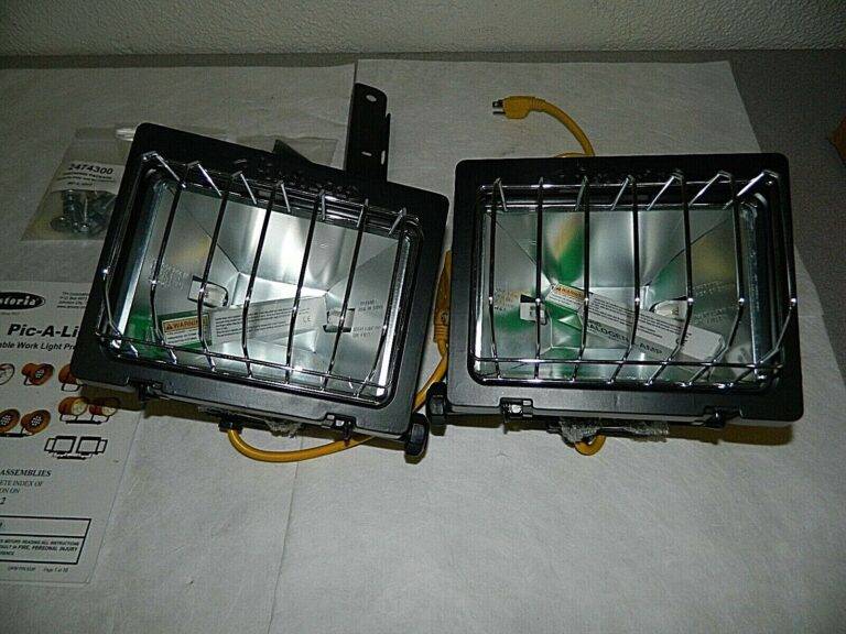 Fostoria Portable Work Light 120 Volt 1000 Watt Electric Halogen QH-2