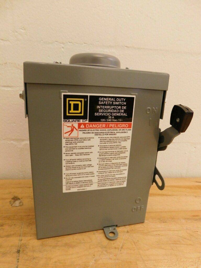 Square D General Duty Safety Switch 3R 2 Pole 30A 120/240V D211NRB