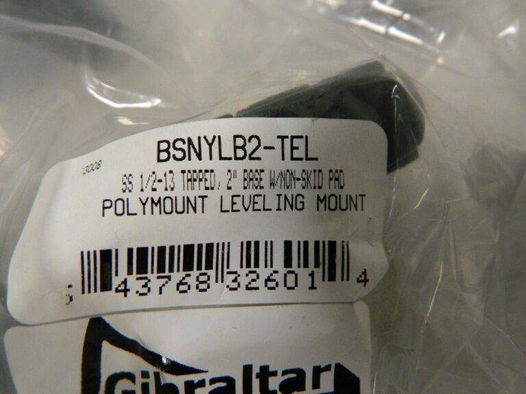 Gibraltar Polymount Leveling Mount SS 1/2-13 Tapped 2" Base Qty 5 BSNYLB2-TEL