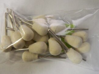 Pro Felt Bob 1/2" x 1/8" x 3/4" Olive Shaped Wool QTY 20 SB-5A