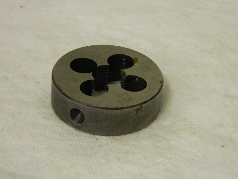 Cle-Line 3/8-18 NPT x 2" OD Round Non-Adjustable Pipe Die C65496