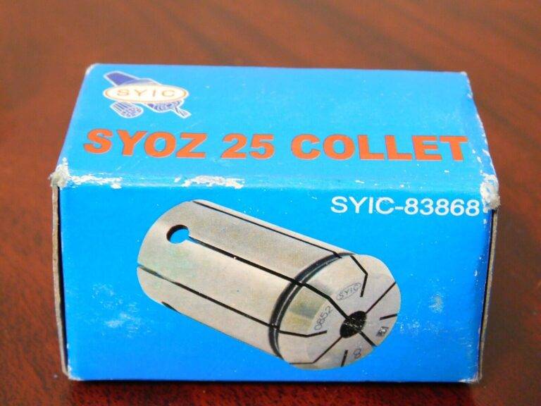 SYIC Single Angle Collets SYOZ25 5/16" Size x 35mm Diam x 52mm OAL 83868-5/16
