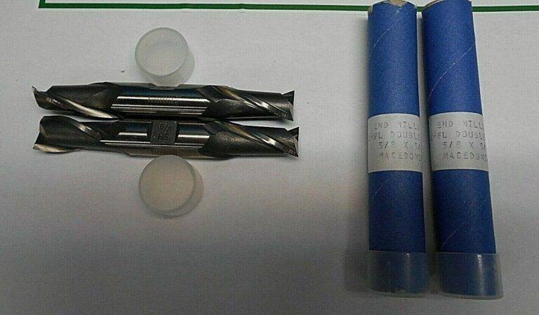 Niagara 5/8" x 5/8" x 4-1/2" 2FL HSS Double End Mill Qty 2 Macedonia N28203