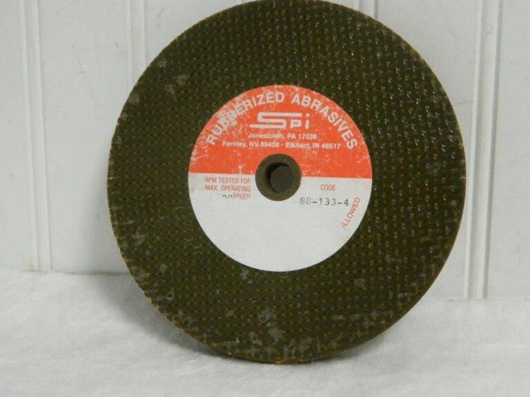 SPI Surface Grinding Wheel 6" Diam x 1/2" Hole x 1/2" Thick 606-17