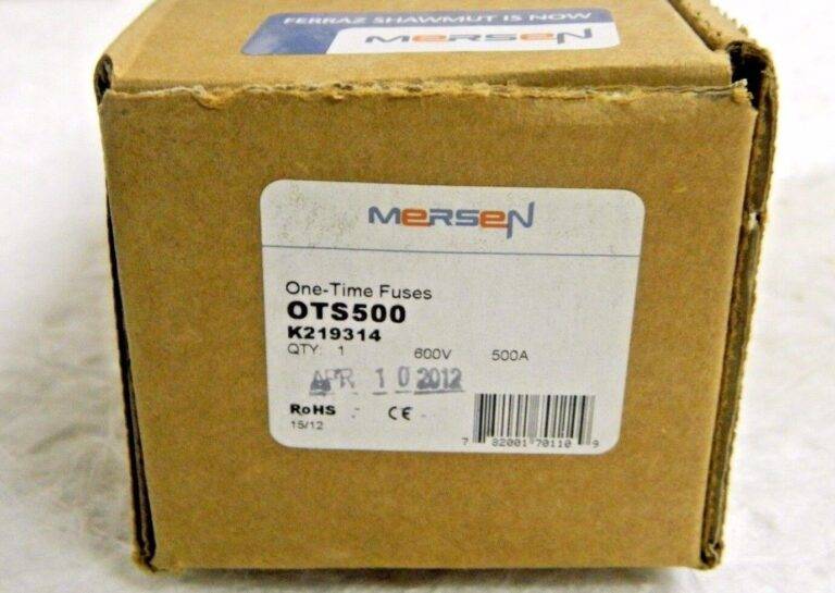 Mersen Ferraz Shawmut Fast Acting General Purpose Fuse 600 VAC 500 AMP OTS500