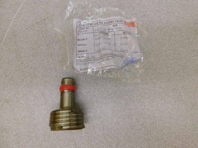 SPI Metric Taperlock Thread Plug Gage Single End M39x4 Thread No Go 34-610-6