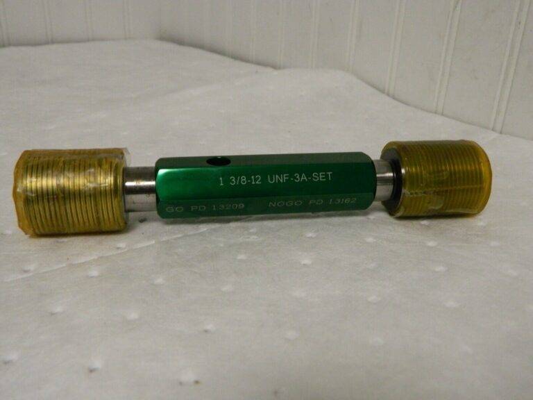 GF Gage Go/No Go Truncated Thread Plug Gage 1-3/8 - 12 Thread S1375123AS