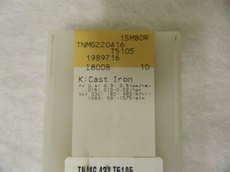 Tungaloy Carbide Turning Inserts TNMG434 Grade T5105 QTY 10 6853031