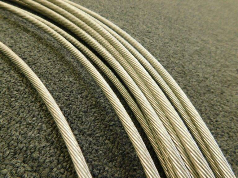 Pro-Grade Aircraft Cable 50ft 1/4" Diam 8,200 Lb Breaking Strength 45701166