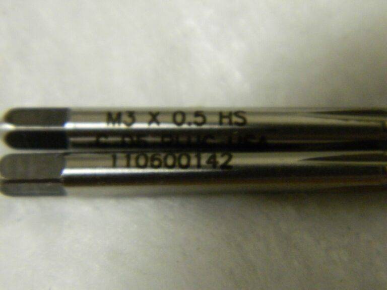 Widia Thread Forming Tap 4 Flute M3x0.50 Metric Coarse D5 HSS QTY 2 17082