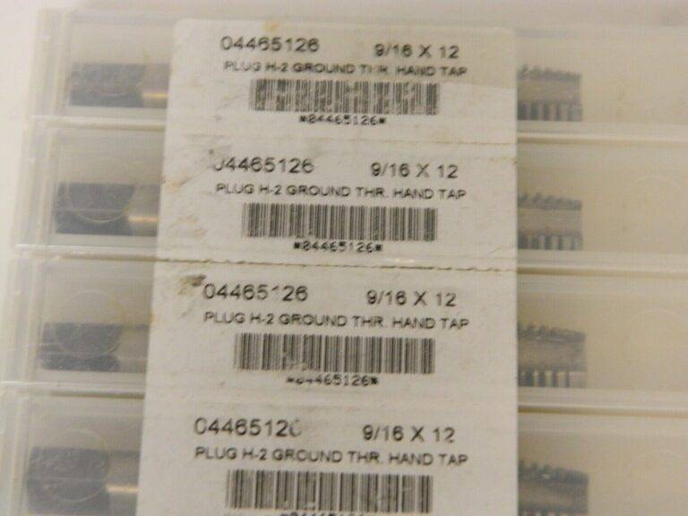 Interstate Plug Taps 9/16"-12 GH2 UNC HSS 4FL Qty 4 04465126